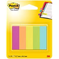 Post-It 670-5CA-EU - Pack de 5 mininotas- 12.7 x 44.4 mm- multicolor